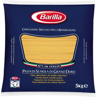 Pasta Spaghetti N°5 Barilla 5kg - Pasta en Gran Formato | Oksuper