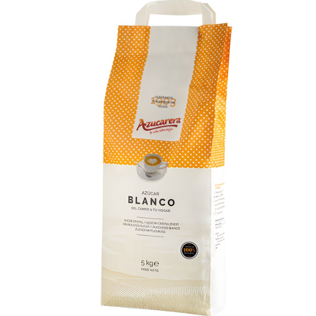 Azúcar Blanco en Bolsa Azucarera 5kg - Puro y Versátil | Oksuper