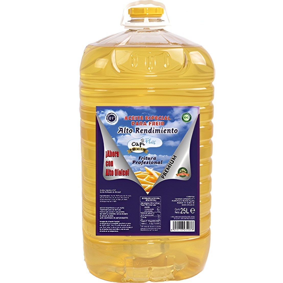 Aceite de Girasol para Freír Capiplus 25L - Alto Rendimiento | Oksuper