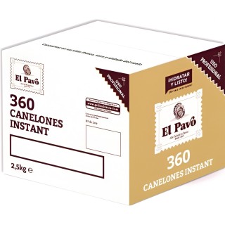Pasta de Canelón Instantánea El Pavo 360u 2.5kg - Muy Rápida | Oksuper
