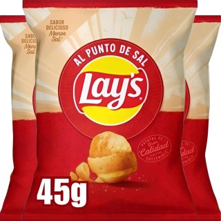 Patatas con Sal Lay’s 44g 20U - Crujientes y Deliciosas | Oksuper