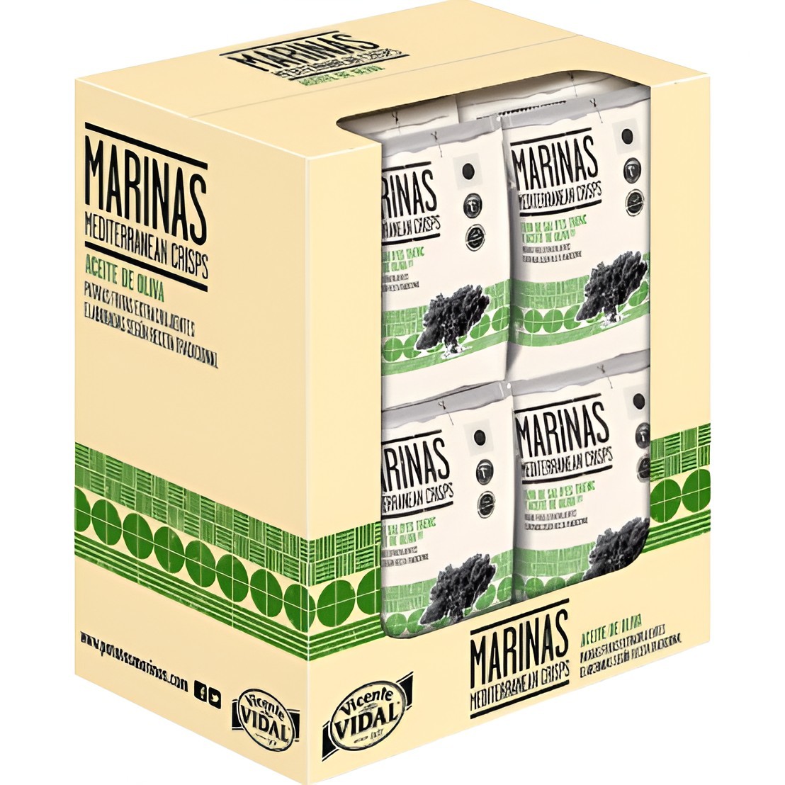 Patatas con Aceite de Oliva Marinas 47g 20U - Mediterráneas | Oksuper