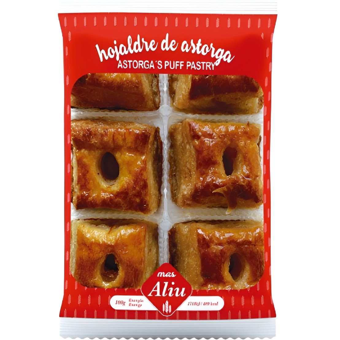Hojaldre de Astorga Mas Aliu 180g - Crujiente y Delicioso | Oksuper