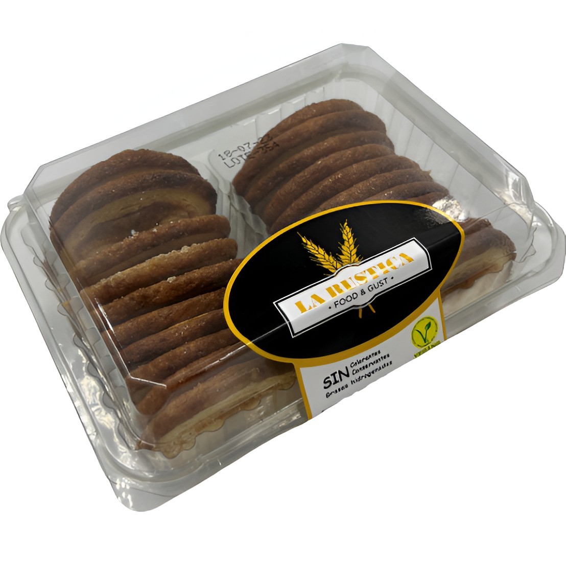 Palmeras La Rústica 250gr - Crujientes y Deliciosas | Oksuper