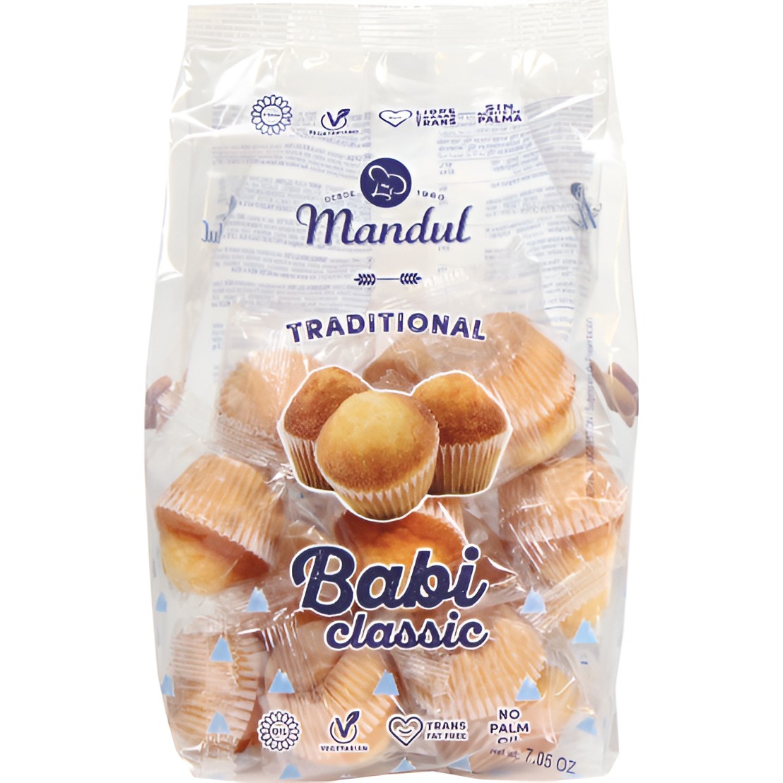 Magdalenas Babi Classic Mandul 200g - Tradicionales | Oksuper
