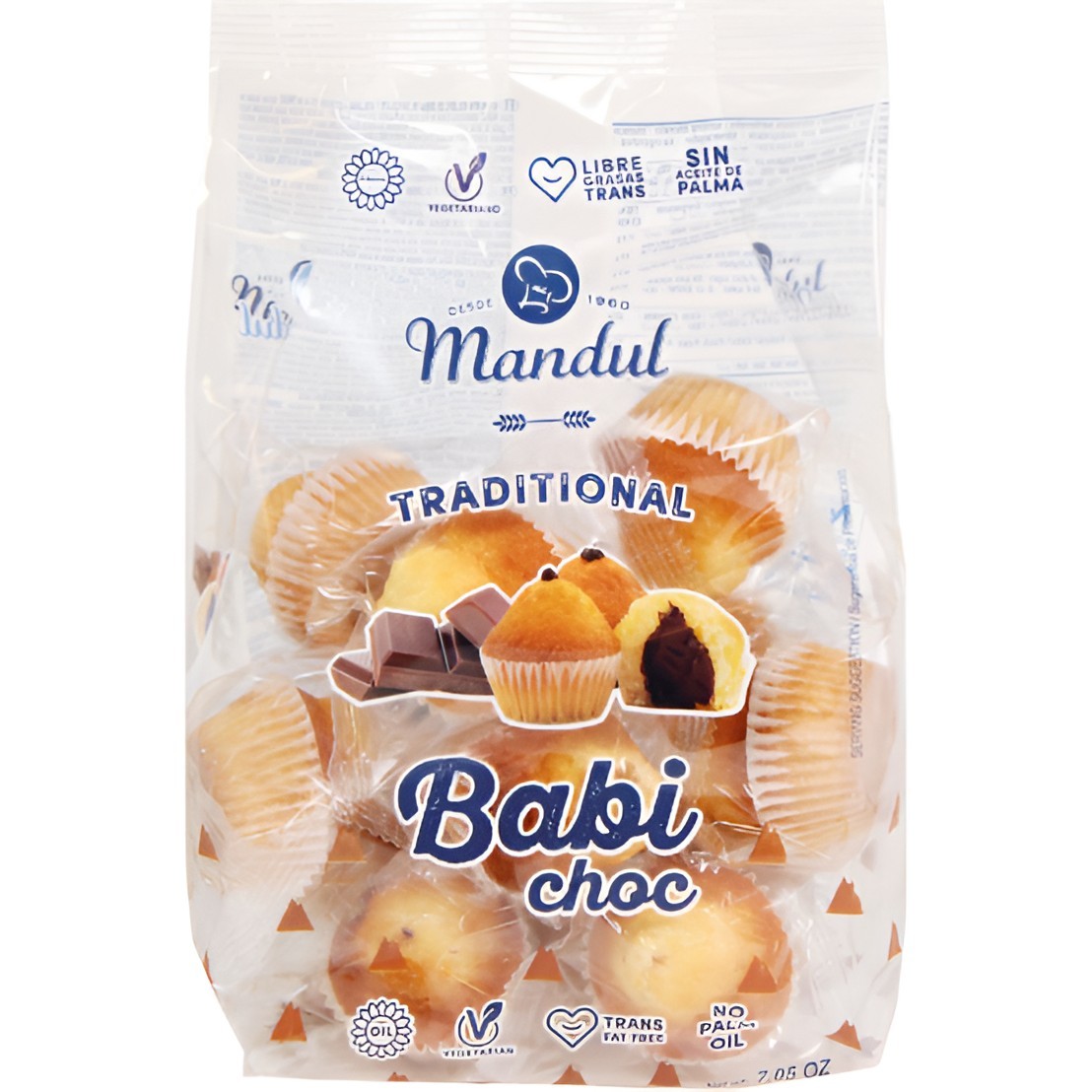 Magdalenas Babi Choc Mandul 200g - ¡Mmmm! | Oksuper