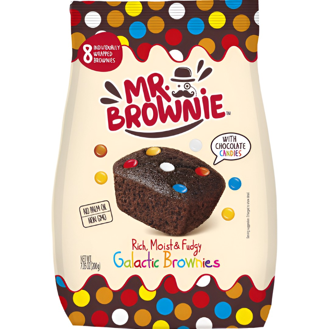 Brownies Galácticos Mr. Brownie 200g - Diversión y Sabor | Oksuper