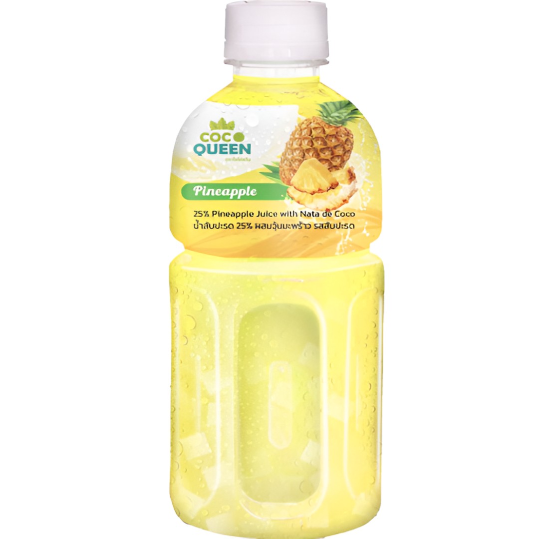 Jugo de Piña y Nata Coco Queen 320ml - Refrescante y Cremoso | Oksuper