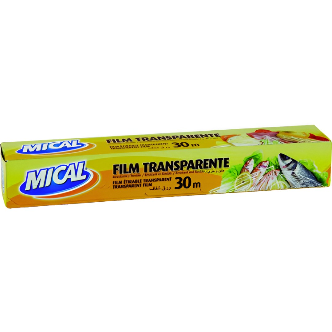 Papel Film 30 Metros Transparente Mical - Muy Práctico | Oksuper