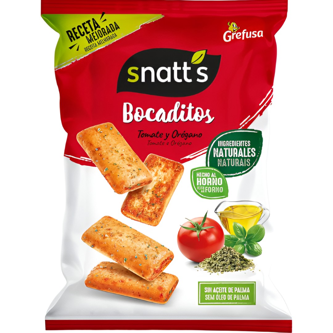 Snatt's Bocaditos Tomate y Orégano 110g - Mejor Precio | Oksuper