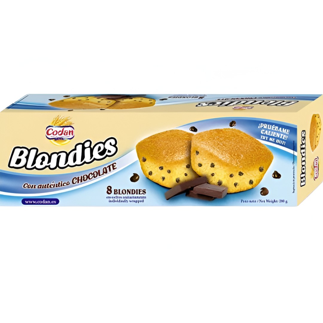 Bizcochos de Vainilla Blondies Codan 200gr - ¡Delicados! | Oksuper