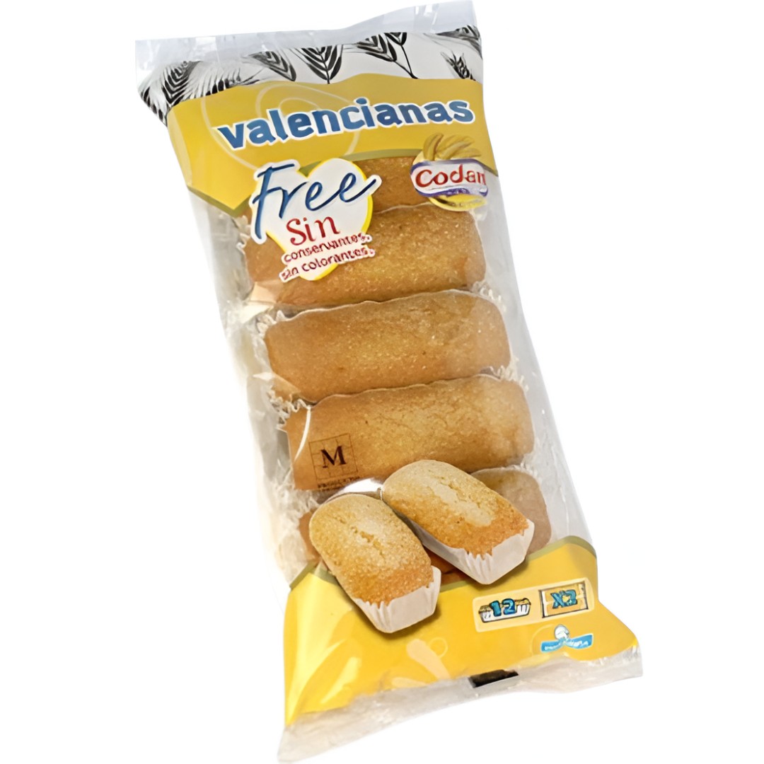 Valencianas Sin Lactosa Codan 325g - Tiernas y Tradicionales | Oksuper