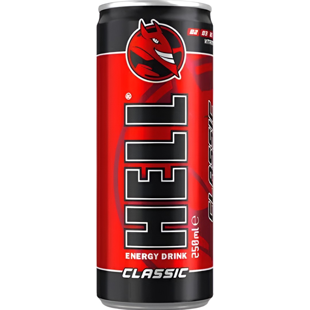 Bebida Energética Original Hell 250ml - Energía al Instante | Oksuper