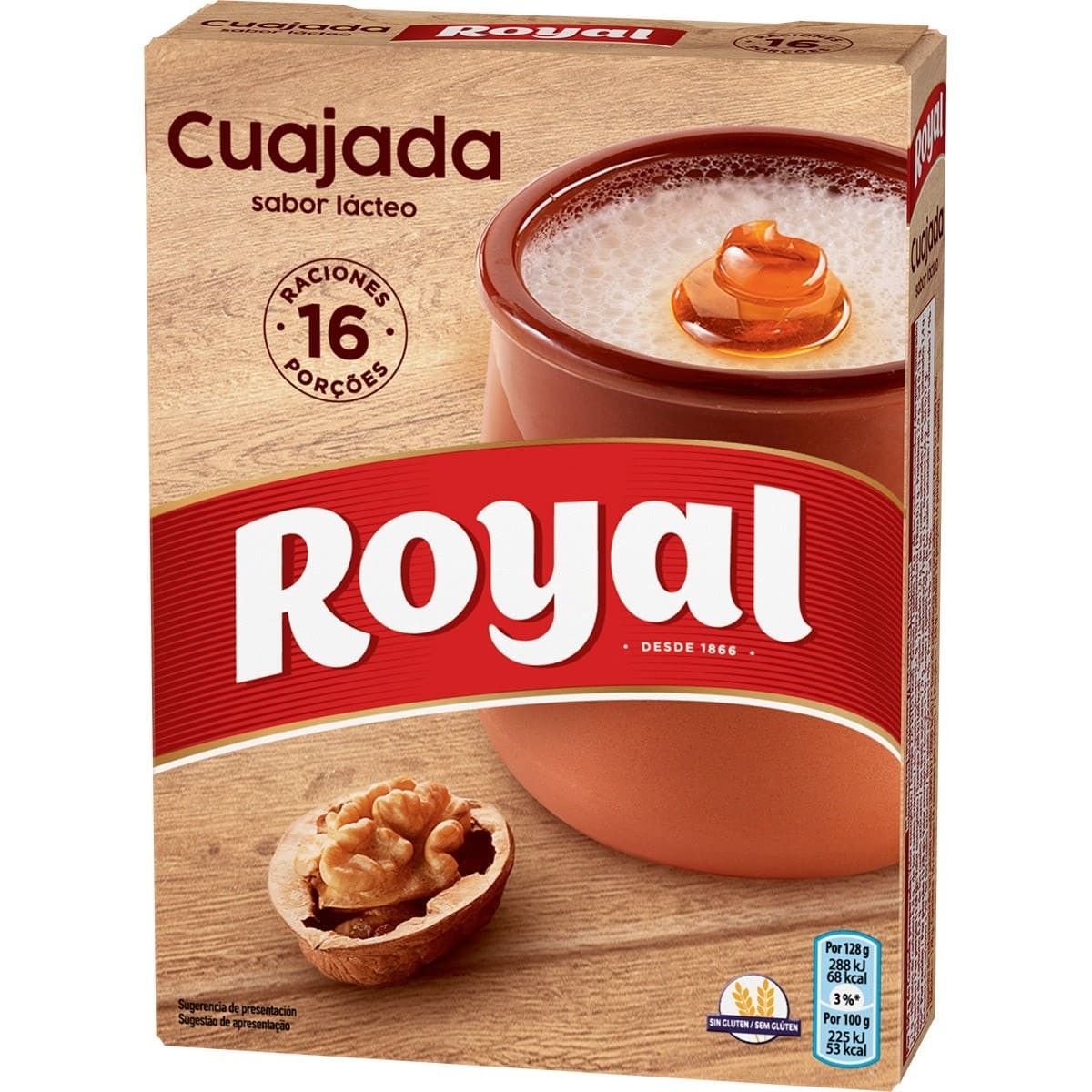 Cuajada Royal 48gr 16 Raciones - Cremosa y Fácil de Preparar | Oksuper