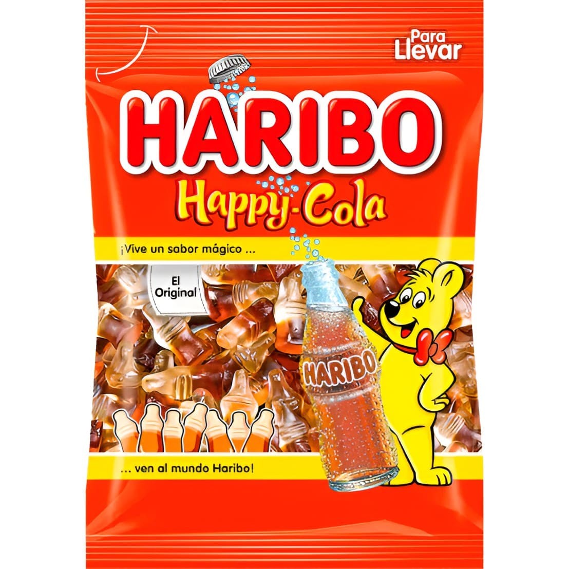 Gominolas Happy Cola Haribo 100g - Sabor Refrescante a Cola | Oksuper