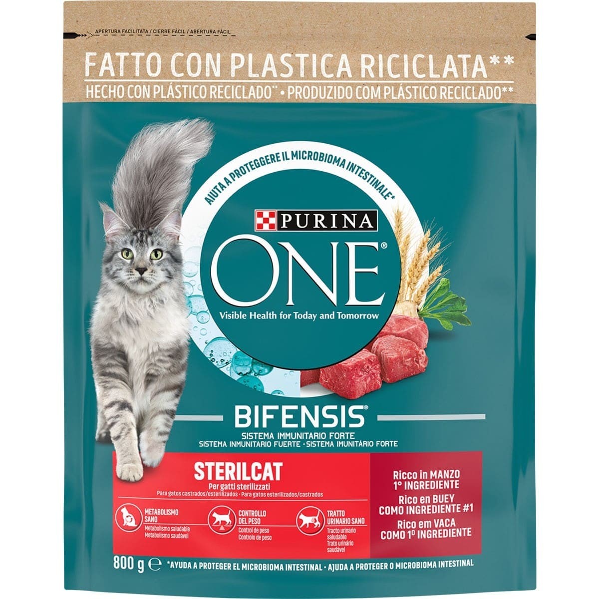 Comida gato esterilizado Purina One 800gr