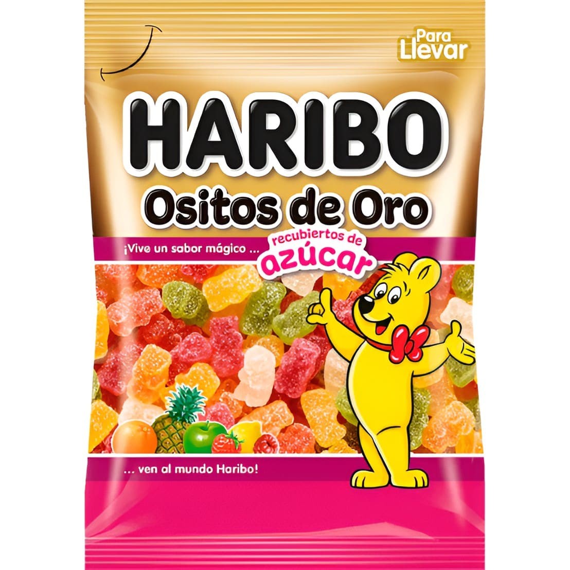 Gominolas Ositos de Oro con Azúcar Haribo 100g - ¡Mmmm! | Oksuper