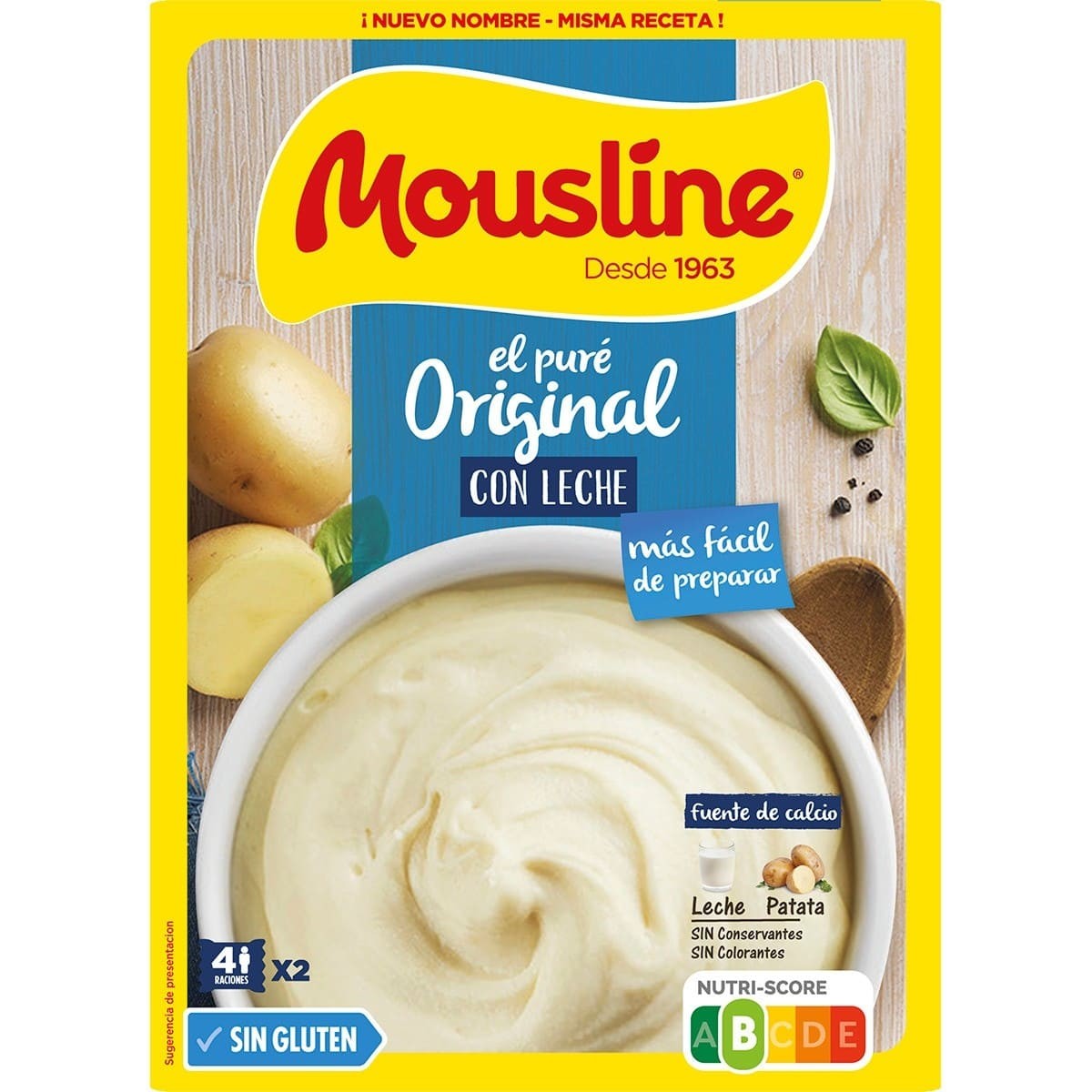 Puré Maggi Mousline patata con leche 115gr