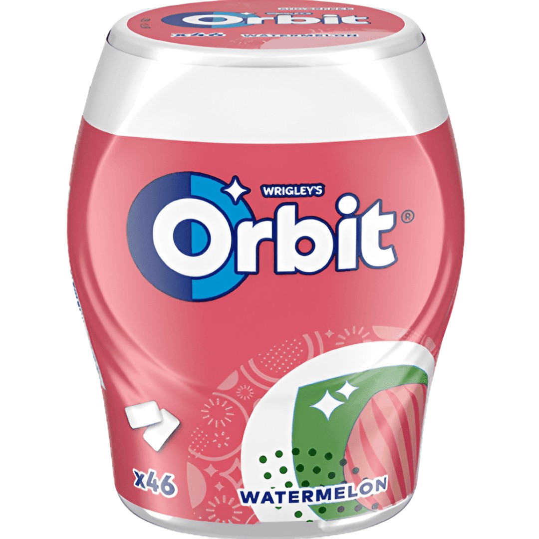 Chicles de Sandía Orbit Bote 46 grageas - Frescura Frutal | Oksuper