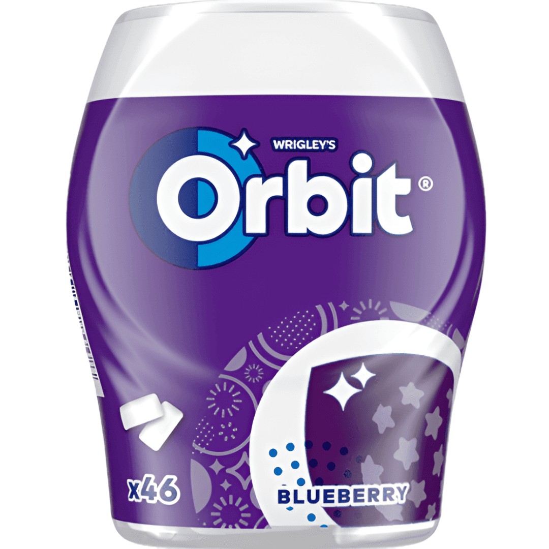 Chicles de Arándanos Orbit Bote 46 grageas - Frescura Frutal | Oksuper