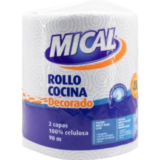 Papel de Cocina Decorado Mical 90m - Práctico y Estiloso | Oksuper