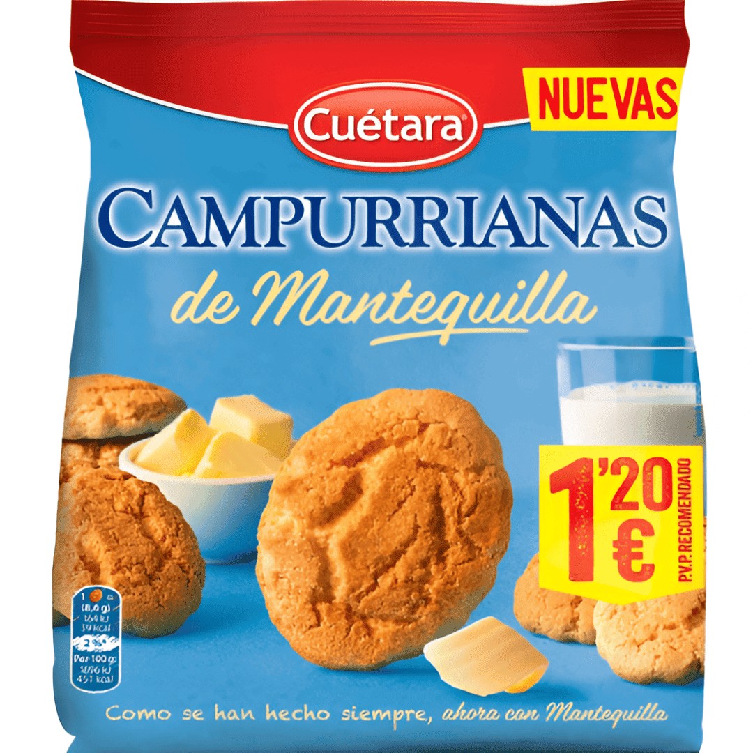 Campurrianas de Mantequilla 100g - Crujientes y Deliciosas | Oksuper