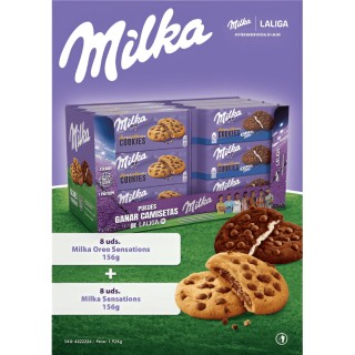 Lote Galletas Milka Sensation y Sensation Oreo 16u - ¡Mmm! | Oksuper
