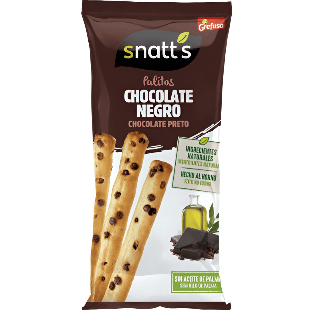 Snatt's de Chocolate Negro Grefusa 68g - Delicioso | Oksuper