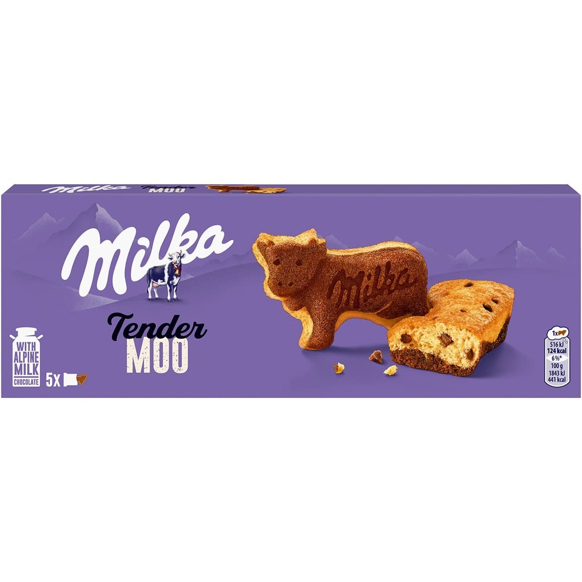 Bizcocho Milka Tender Moo 140g - ¡Novedad! | Oksuper
