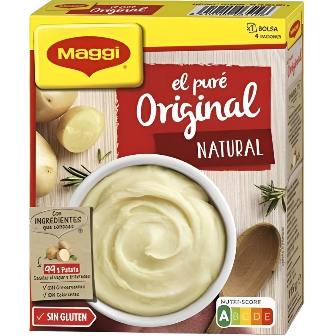 Puré de Patatas Maggi 115 g - Cremoso y Fácil | OkSuper