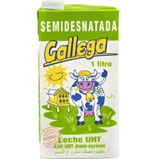 Leche Semidesnatada Gallega 1l | Equilibrio y Sabor Natural | Oksuper
