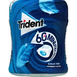 Chicles de Menta Trident 60 Min 31u - Frescor Prolongado | Oksuper