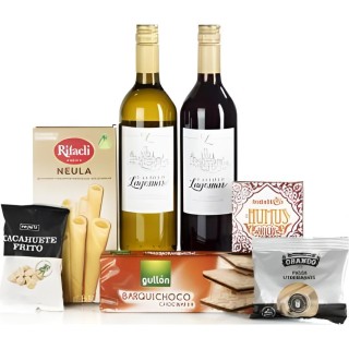 Lote navideño con vino, dulces y aperitivos – Sabor y Tradición