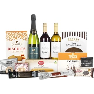 Lote navideño gourmet con vinos y embutidos ibéricos – Sabor Gourmet