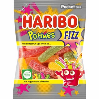 Gominolas Pommes F!zz Haribo 100gr - Ácidas y Afutadas | Oksuper