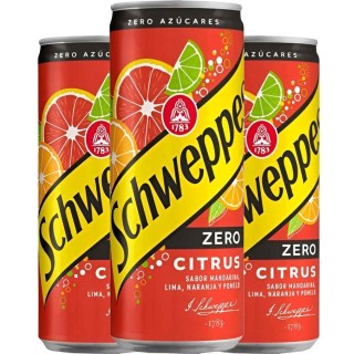 Schweppes Citrus 33cl | Refresco cítrico con gas | OkSuper