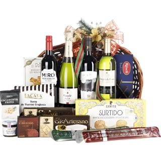 Bandeja navideña gourmet con vermut y embutidos – Sabor Premium