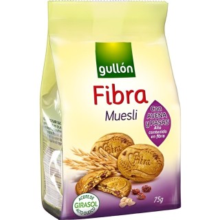Galletas con fibra Diet Fibra Muesli Gullón 75g - Saludables | Oksuper