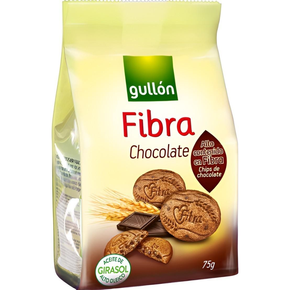 Galletas con fibra Fibra Choco Gullón 75 g – snack saludable